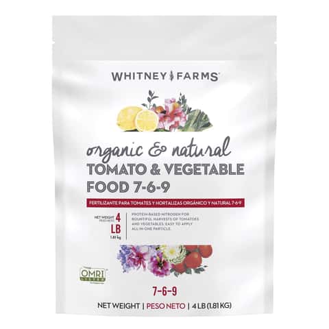 Whitney Farms Organic Granules Plant Food 4 lb