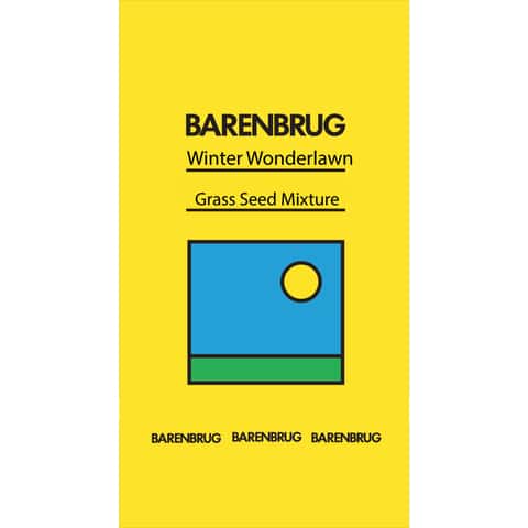 Barenbrug Winter Wonderlawn Italian/Perennial Ryegrass Partial Shade/Sun Grass Seed 50 lb