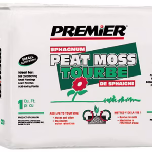 Premier Organic Sphagnum Peat Moss 1 ft³