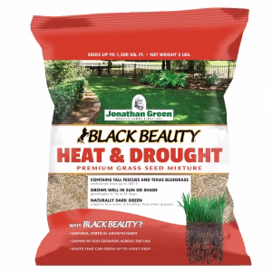 Jonathan Green Black Beauty Heat & Drought Mixed Sun or Shade Grass Seed 3 lb
