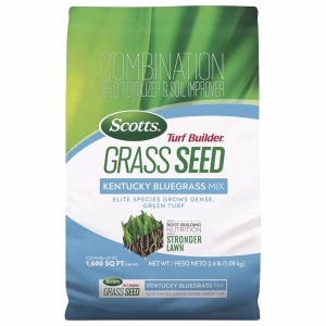Scotts Turf Builder Kentucky Bluegrass Sun or Shade Fertilizer/Seed/Soil Improver 2.4 lb