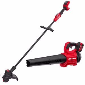 Craftsman V20 BRUSHLESS RP CMCK497P1 13 in. 20 V Battery Blower/Trimmer Kit (Battery & Charger)
