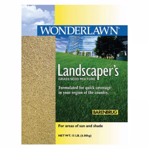 Barenbrug Wonderlawn Mixed Sun or Shade Grass Seed 15 lb
