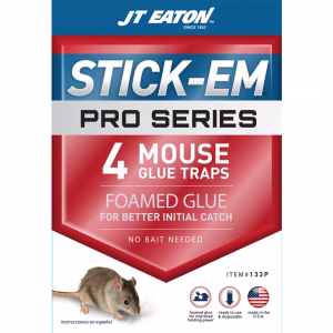 JT Eaton Stick-Em Pro Series Small Glue Trap For Mice 4 pk
