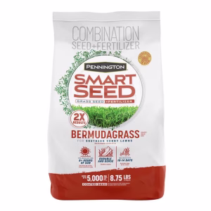 Pennington Smart Seed Bermuda Grass Full Sun Grass Seed and Fertilizer 8.75 lb