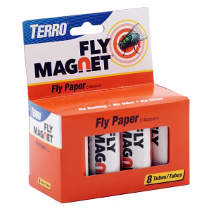TERRO Fly Magnet Fly Paper 8 pk