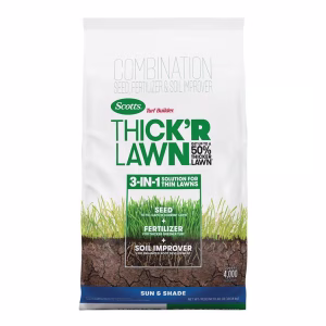 Scotts Turf Builder ThickR Lawn All-Purpose Lawn Fertilizer For Sun/Shade Mix 4000 sq ft