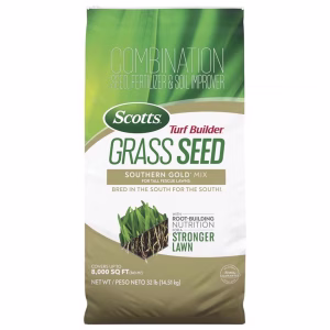 Scotts Turf Builder Tall Fescue Grass Sun or Shade Fertilizer/Seed/Soil Improver 32 lb