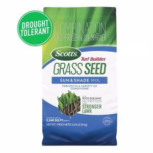 Scotts Turf Builder Mixed Sun or Shade Fertilizer/Seed/Soil Improver 5.6 lb
