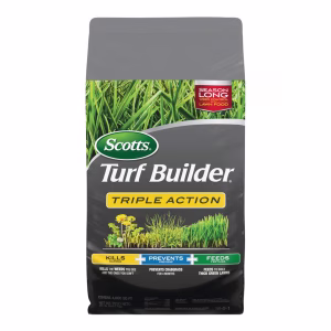 Scotts Turf Builder Triple Action1 Weed & Feed Lawn Fertilizer For All Grasses 4000 sq ft