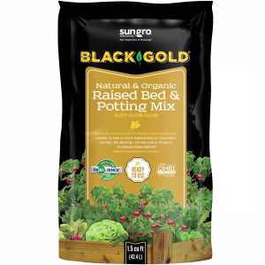 Black Gold Organic Flower and Vegetable Raised Bed Mix 1.5 cu ft