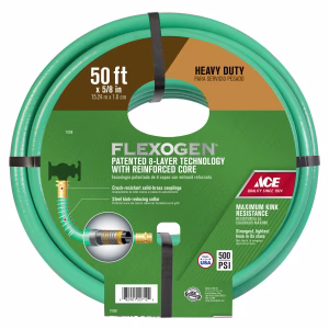 Ace Flexogen 5/8 in. D X 50 ft. L Heavy Duty Premium Grade Garden Hose