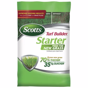 Scotts Turf Builder Lawn Starter Lawn Fertilizer For All Grasses 5000 sq ft