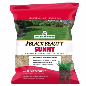 Jonathan Green Black Beauty Sunny Mixed Full Sun Grass Seed 3 lb