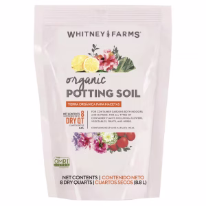 Whitney Farms Organic Fruit and Vegetable Potting Soil 8 qt