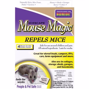 Bonide Mouse Magic Animal Repellent Scent Pouch For Mice 4 pk