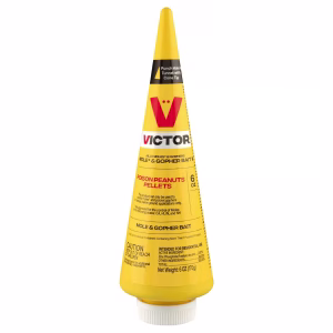 Victor Toxic Poison Peanuts Pellets For Gophers and Moles 6 oz