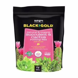 Black Gold Organic Cacti and Succulent Potting Mix 8 qt