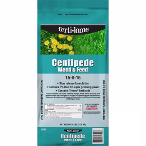 Ferti-lome Centipede Weed & Feed Lawn Fertilizer For Multiple Grass Types 5000 sq ft