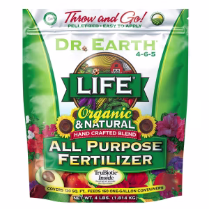 Dr. Earth Life Organic Pellets Flowers/Fruits/Vegetables All Purpose Plant Food 4 lb
