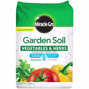 Miracle-Gro Fruit and Vegetable Garden Soil 1.5 cu ft