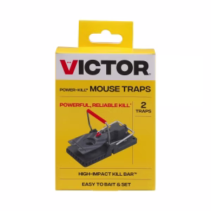 Victor Power-Kill Small Snap Trap For Mice 2 pk