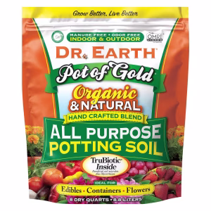 Dr. Earth Pot of Gold Organic All Purpose Potting Soil 8 qt
