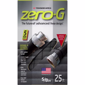 Teknor Apex Zero-G 5/8 in. D X 25 ft. L Heavy Duty Commercial Grade Garden Hose