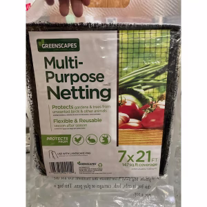 Greenscapes 21 ft. L X 7 ft. W Garden Netting