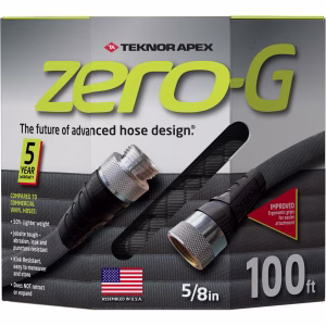 Teknor Apex Zero-G 5/8 in. D X 100 ft. L Heavy Duty Commercial Grade Garden Hose