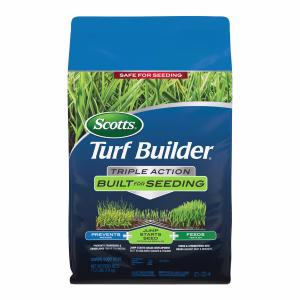 Scotts Turf Builder Pre Emergent Preventer & Fertilizer Starter Food For Multiple Grass Types 4000 s
