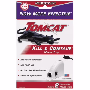 Tomcat Kill & Contain Small Covered Animal Trap For Mice 2 pk