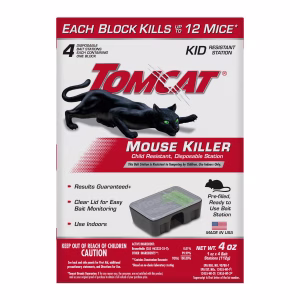 Tomcat Bait Station Blocks For Mice 4 pk