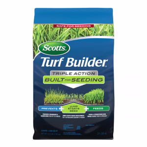 Scotts Turf Builder Pre Emergent Preventer & Fertilizer Starter Food For Multiple Grass Types 1000 s