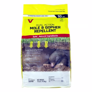 Victor Dual Action Animal Repellent Granules For Gophers and Moles 10 lb