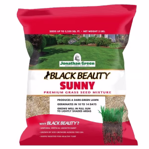 Jonathan Green Black Beauty Sunny Mixed Full Sun Grass Seed 7 lb