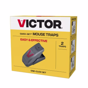 Victor Quick-Set Small Snap Trap For Mice 2 pk
