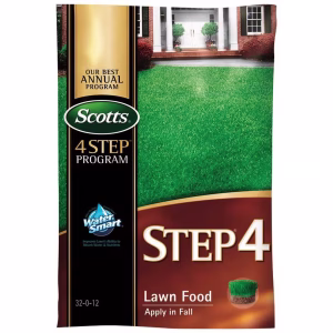 Scotts Step 4 Winterizer Lawn Food For All Grasses 15000 sq ft