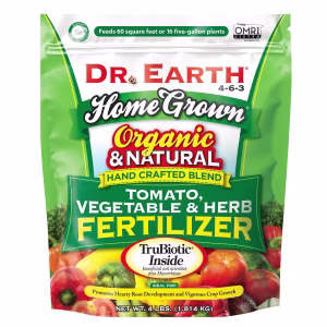 Dr. Earth Home Grown Organic Granules Tomatoes Plant Food 4 lb