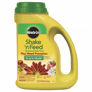 Miracle-Gro Shake 'N Feed Granules Weed Preventer plus Plant Food 4.5 lb