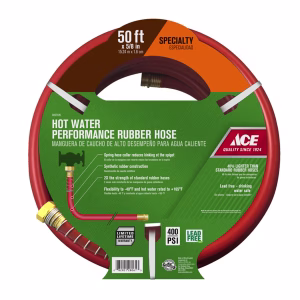 Ace 5/8 in. D X 50 ft. L Heavy Duty Premium Grade Hot Water Hose