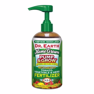 Dr. Earth Home Grown Vegetable and Herb 3-2-2 Plant Fertilizer 8 oz