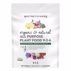 Whitney Farms Organic Granules All Purpose Plant Food 4 lb