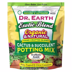 Dr. Earth Exotic Blend Organic Cacti and Succulent Potting Mix 8 qt
