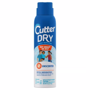 Cutter Dry Insect Repellent Liquid For Mosquitoes/Other Flying Insects 4 oz