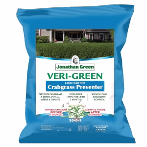 Jonathan Green Veri-Green Crabgrass Preventer Lawn Fertilizer For All Grasses 5000 sq ft