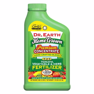 Dr. Earth Home Grown Organic Fruits/Vegetables 3-2-2 Plant Fertilizer 24 oz