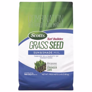 Scotts Turf Builder Mixed Sun or Shade Grass Seed 2.4 lb