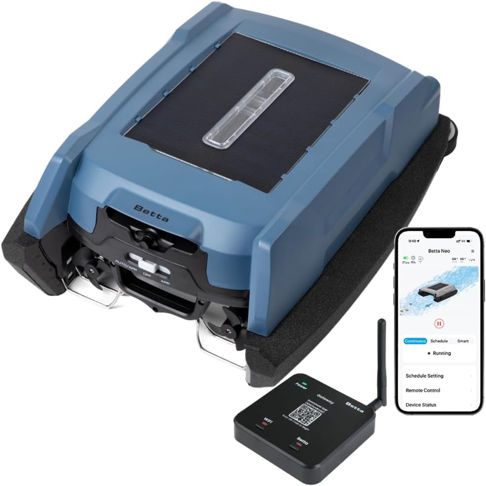 Betta Neo Solar-Powered Robotic Pool Skimmer