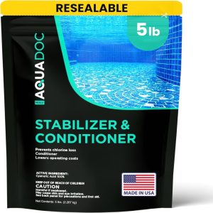 MAV AquaDoc Pool Stabilizer and Conditioner - 5lb - Cyanuric Acid Stabilizer for Swimming Pools